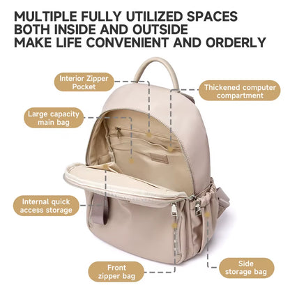 Simradia Lightweight Mini Backpacks Fashion Oxford Anti-Theft Women Backpack Travel Outdoor Bags Rucksack School Bag
