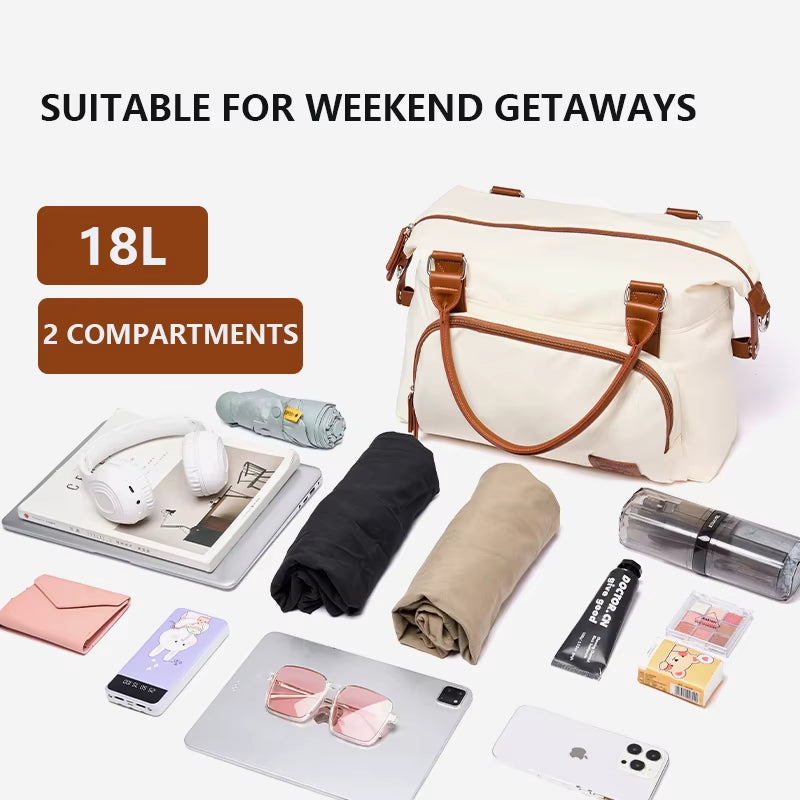 Fashion Simradia Tote Travel Bag for Women Waterproof Men Holiday Style School Duffel Bags Female Sport Gym Shoulder Bags