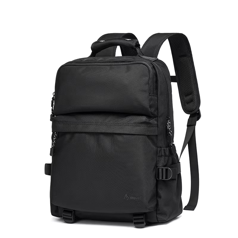 MOYYI Lightweight 14 Inch Laptop Backpack for Men Durable Nylon Travel Backpacks Zipper Men'S Backpack for Business