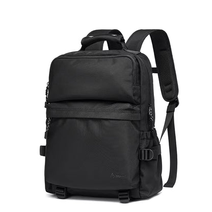 MOYYI Lightweight 14 Inch Laptop Backpack for Men Durable Nylon Travel Backpacks Zipper Men'S Backpack for Business