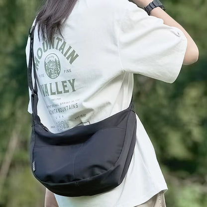 Mini Belt Bag with Adjustable Strap Nylon Hobo Bags Shoulder Waist Pouch Chest Bag for School Casual Sport Camping Hiking