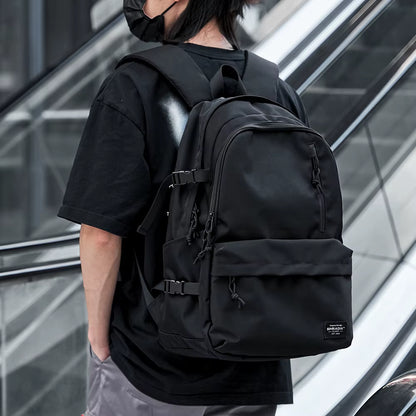 Vintage Modern Book Bags Simple Laptop Backpack Unisex School Backpacks for College Student Travel Daily Rucksack for Man