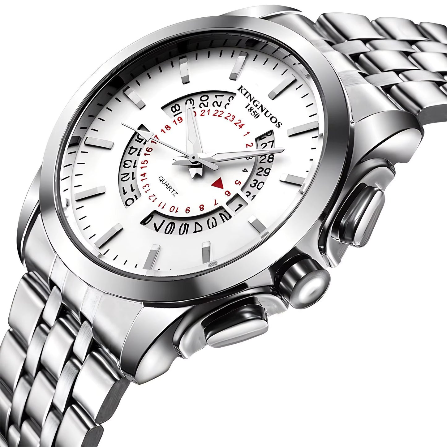 2025 Fashion Men'S Luxury Men'S Watch Calendar Multi Functional Business Men'S Quartz Watch