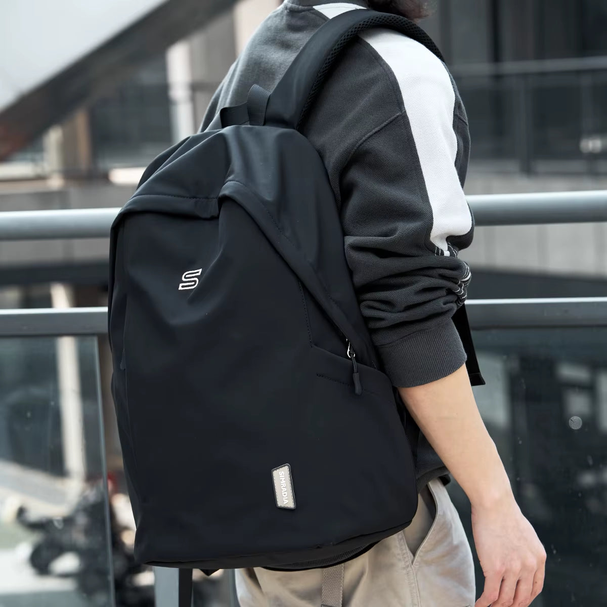 New Men'S Backpack Large Capacity Casual Bags for Men Trendy Sports Lightweight Laptop Backpack