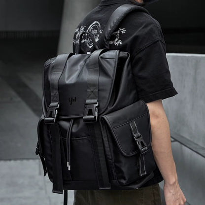 Large Capacity Men'S Backpack Flip Travel Backpack Fit 17 Inch Laptop Backpack Bags