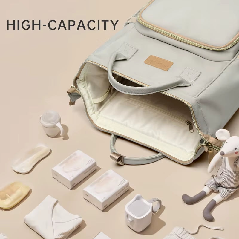 Multi-Functional Mommy Bag Outdoor Baby Bag Waterproof Mom Diaper Mummy Travel Backpack Maternity Nappy Baby Diaper Storage Bags