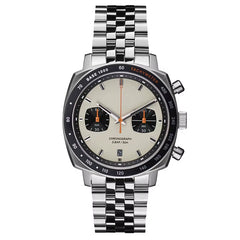 Customized Vintage Style Men Watch Chronograph Cushion Case Shape 316L Stainless Steel .