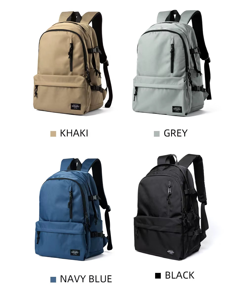Vintage Modern Book Bags Simple Laptop Backpack Unisex School Backpacks for College Student Travel Daily Rucksack for Man