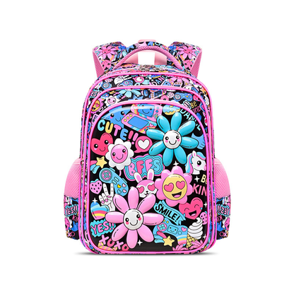 Zaino da scuola per cartoni animati impermeabile di grande capacità per bambini