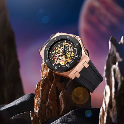 ONOLA 3834 Watch Men Luxury Brand Tourbillon Automatic Mechanical Watches Wristwatches Mechanical Customized Watches for Men