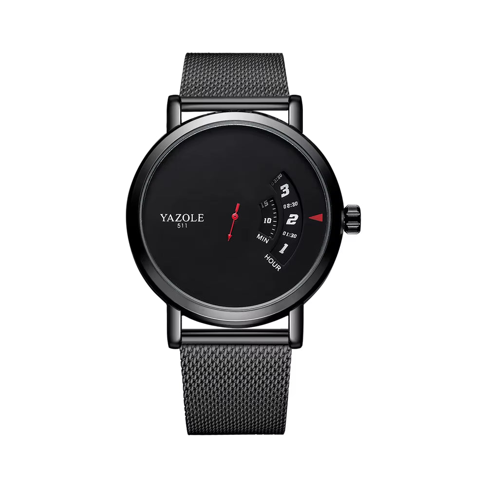 Top Ranking Leisure Spinning Rotate Windows Metal Steel Mens Quartz Watch Waterproof Custom Wristwatches Relojes Wholesale