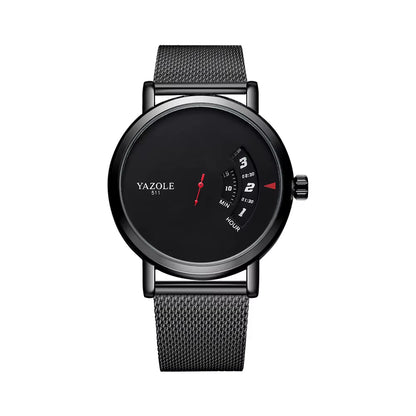 Top Ranking Leisure Spinning Rotate Windows Metal Steel Mens Quartz Watch Waterproof Custom Wristwatches Relojes Wholesale