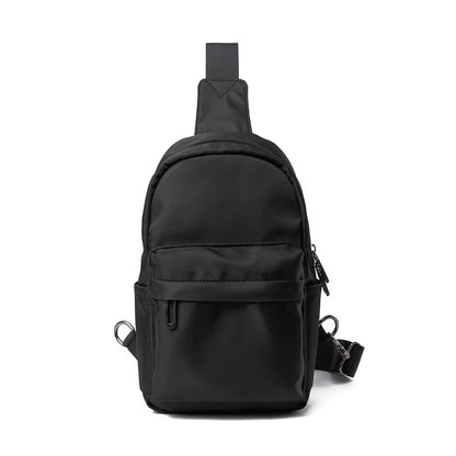 Newest No Logo Pure Waterproof Chest Bag Travel Siger Shoulder Bag School Chest Sling Bag for Women Men