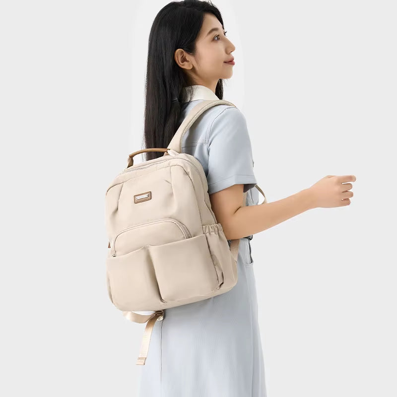 Simradia Lightweight Oxford Multifunctional Backpack for Women 14 Inch Laptop Schoolbag for Girl Lady Travel Backpack