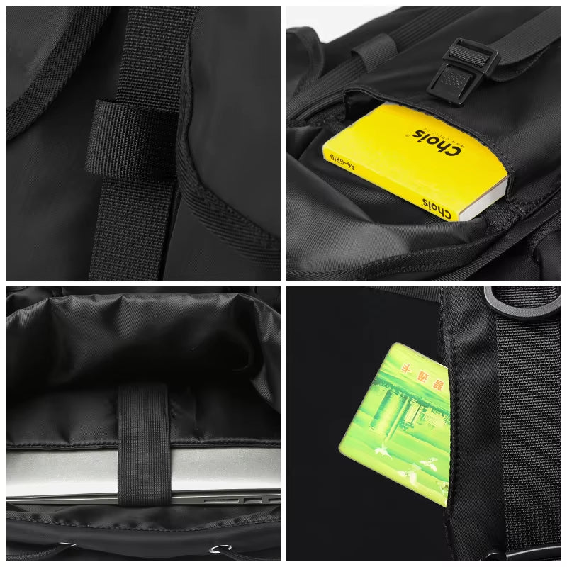Rucksack Men'S Laptop Backpack Fashion Trend Large Capacity High School Student School Bag Travel Backpack