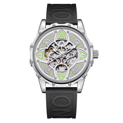 ONOLA 3833 Customized Watch Top Brand Fashion Business Dress Men Watch Luxury Automatic Skeleton Watch