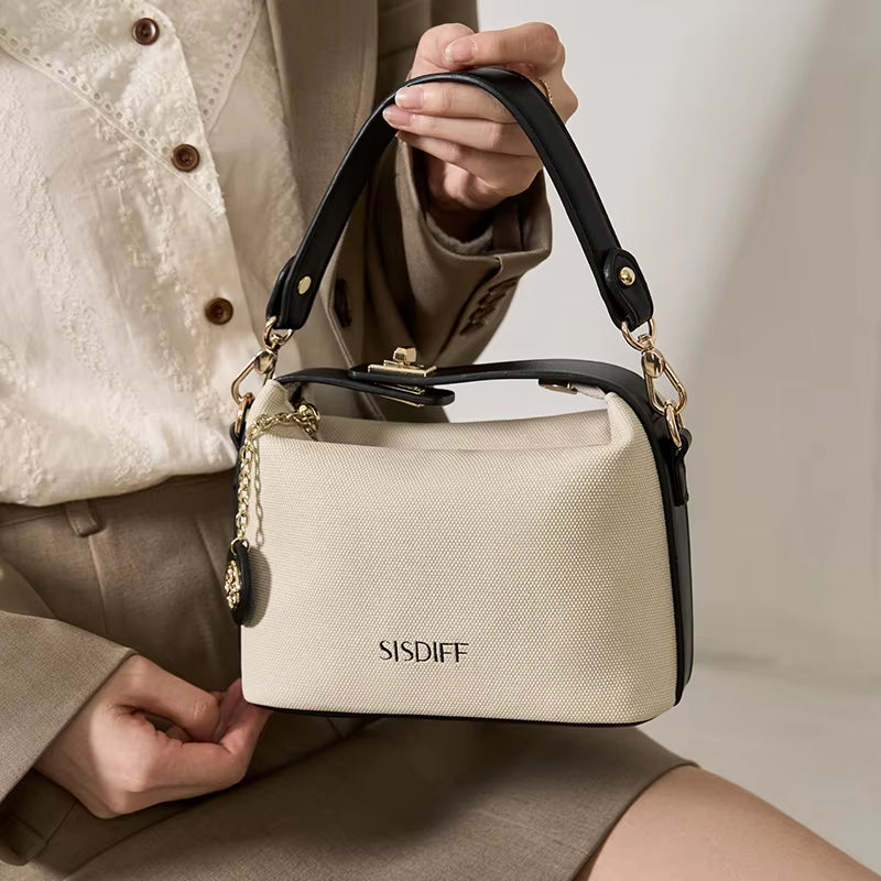 Premium Women'S Cross-Body Shoulder Bag Designer Fashion Purses Handbags with Zipper Closure Two Handles/Straps Polyester Lining