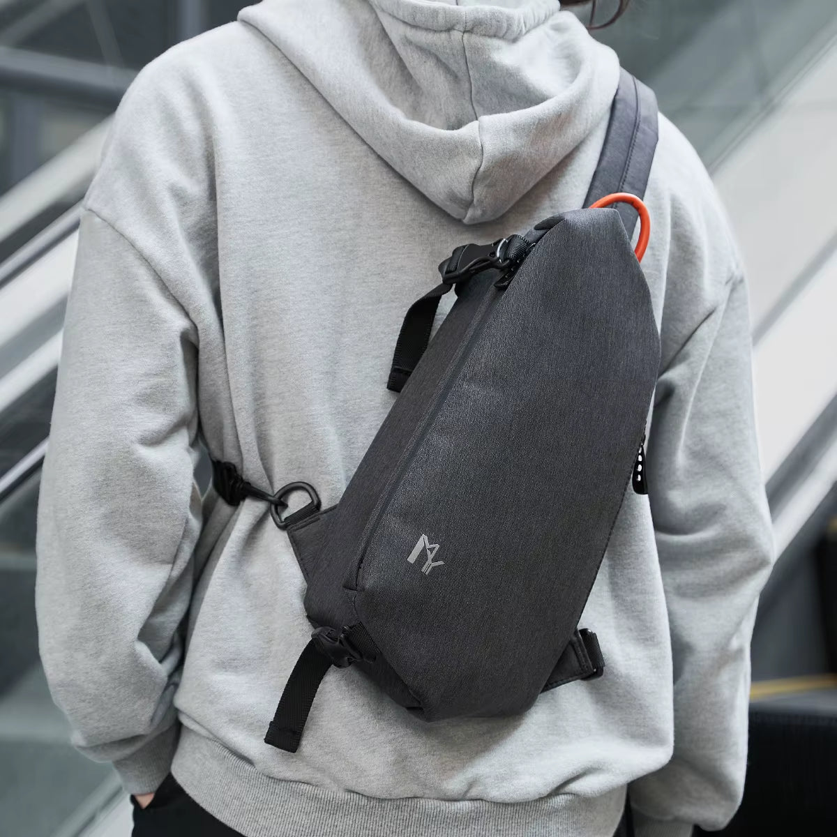 Men Sling One Shoulder Bag Boy Waterproof Travel Small Chest Bag Slim Mini Crossbody Bag Casual Daypacks Men Japanese