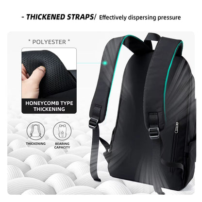 New Men'S Backpack Large Capacity Casual Bags for Men Trendy Sports Lightweight Laptop Backpack