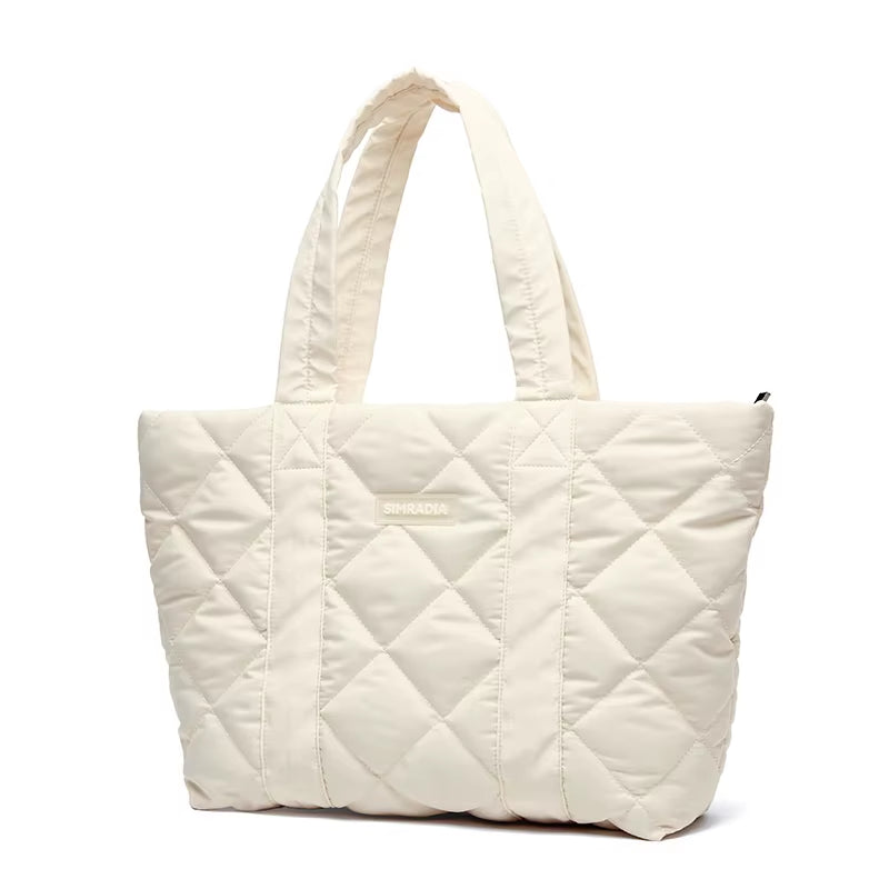 Puffy Bag Lightweight Quilted Tote Bags Puffy Shoulder Bag for Women Crossbody Purse Padded Handbag