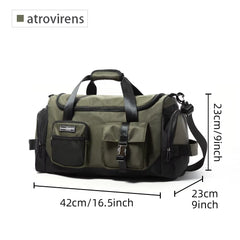 Unisex Large Capacity Oxford Duffel Bag Outdoor National Carry on Backpack Men Zipper Sports Travel Bags Fitness Gym Bags