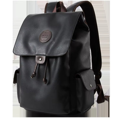 New Fashion Wholesale Waterproof Backpack Black Business School Men Designer Leather Backpacks