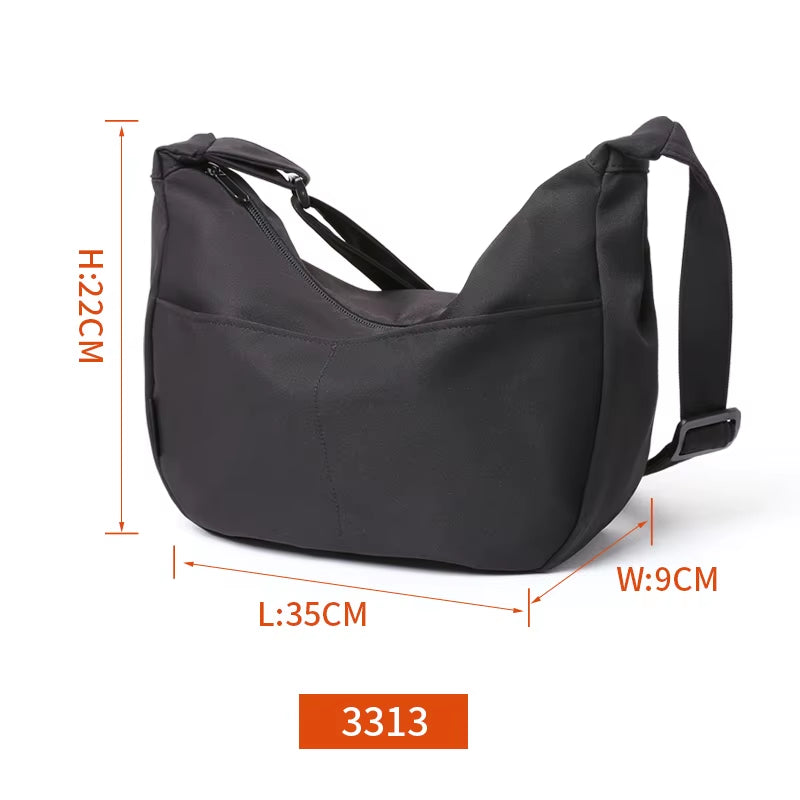 Mini Belt Bag with Adjustable Strap Nylon Hobo Bags Shoulder Waist Pouch Chest Bag for School Casual Sport Camping Hiking