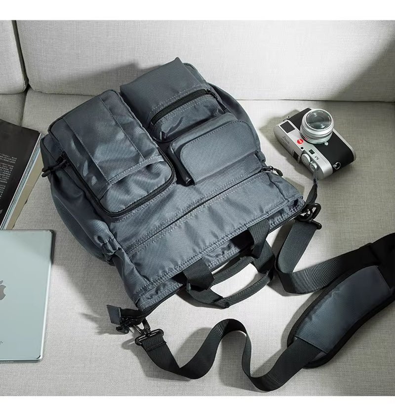 MOYYI 15.6-Inch Laptop Backpack Bags for Men Shoulder Messenger Backpack Bags