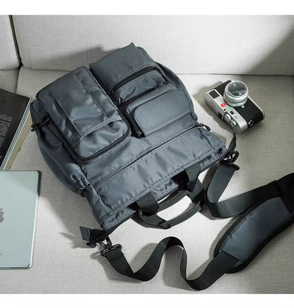 MOYYI 15.6-Inch Laptop Backpack Bags for Men Shoulder Messenger Backpack Bags