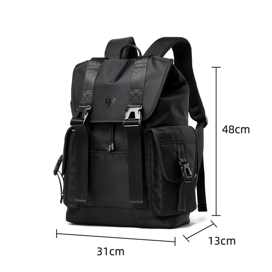 Large Capacity Men'S Backpack Flip Travel Backpack Fit 17 Inch Laptop Backpack Bags