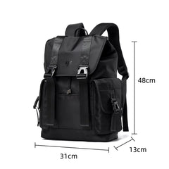 Large Capacity Men'S Backpack Flip Travel Backpack Fit 17 Inch Laptop Backpack Bags