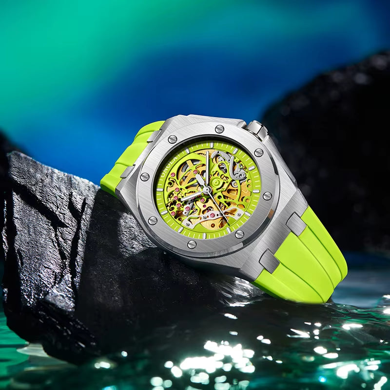 ONOLA 3834 Watch Men Luxury Brand Tourbillon Automatic Mechanical Watches Wristwatches Mechanical Customized Watches for Men