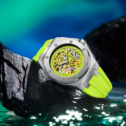 ONOLA 3834 Watch Men Luxury Brand Tourbillon Automatic Mechanical Watches Wristwatches Mechanical Customized Watches for Men