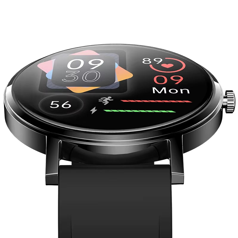 F18 AMOLED1.3 Inch 360*360 HD Resolution BT Call Smart Watch Business Smart Bracelet