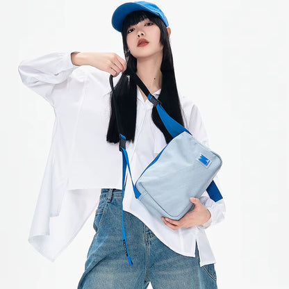 NOXXON Custom Sling Bag Water Resistant Nylon Casual Cross Body Bag Lightweight Single Shoulder Pack for Women