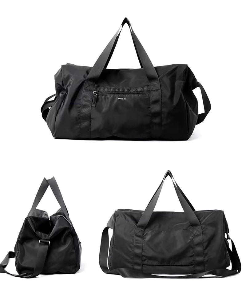 Sports Gym Bag Foldable Storage Lightweight Waterproof Weedend Travel Duffel Bag for Men