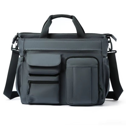 MOYYI Crossbody Bags for Men Business Laptop Messenger Bag Multi-Pocket Shoulder Bags