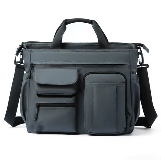 MOYYI Crossbody Bags for Men Business Laptop Messenger Bag Multi-Pocket Shoulder Bags
