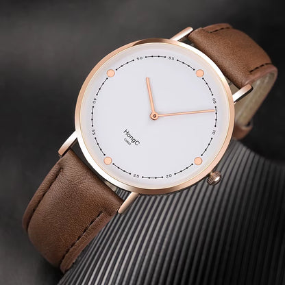 YAZOLE D C0802 Luxury Black Silver Case Custom Men Quartz Watches Two Pointers Minimalist Waterproof Wristwatch Factory Sale