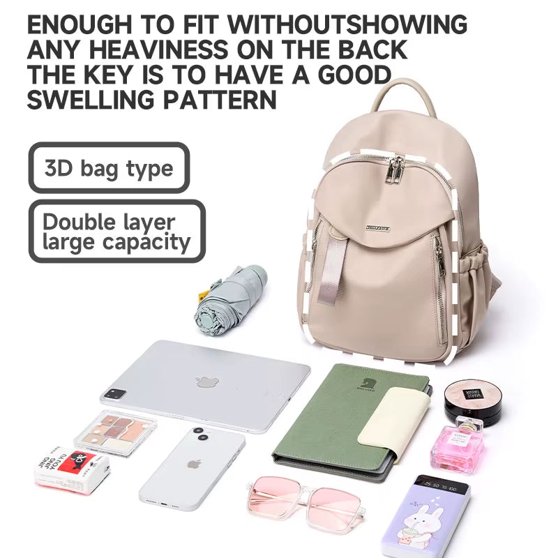 Simradia Lightweight Mini Backpacks Fashion Oxford Anti-Theft Women Backpack Travel Outdoor Bags Rucksack School Bag