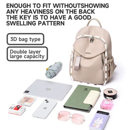 Simradia Lightweight Mini Backpacks Fashion Oxford Anti-Theft Women Backpack Travel Outdoor Bags Rucksack School Bag