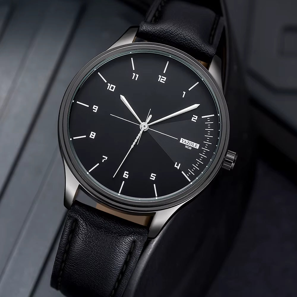 Yazole J 502 Hot Sale Men Quartz Watches Factory Wristwatches Relojes Masculinos Wholesale OEM ODM Business Watches