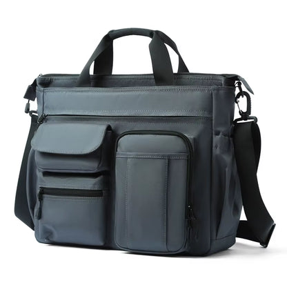 MOYYI Crossbody Bags for Men Business Laptop Messenger Bag Multi-Pocket Shoulder Bags