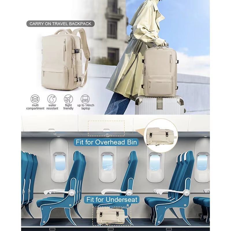 Carry on Large Travel Backpack Mochilas Airline Flight Approved Daypack Travel Backpack Bags