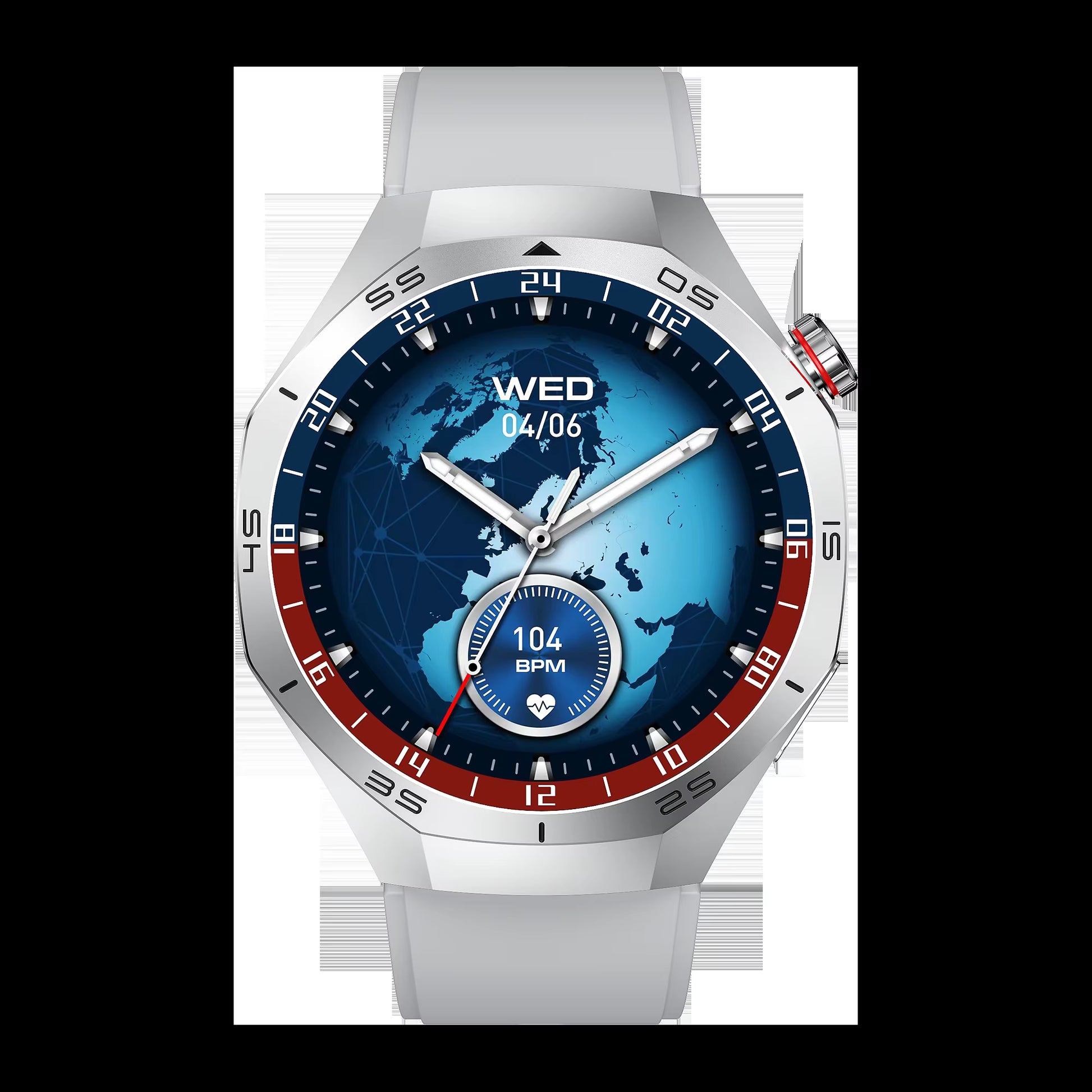 HW95 Black Metal Inteligentes Sport Smart Waterproof Watch Unisex Fitness Outdoor Call Blood Oxygen Multifunction Smartwatch