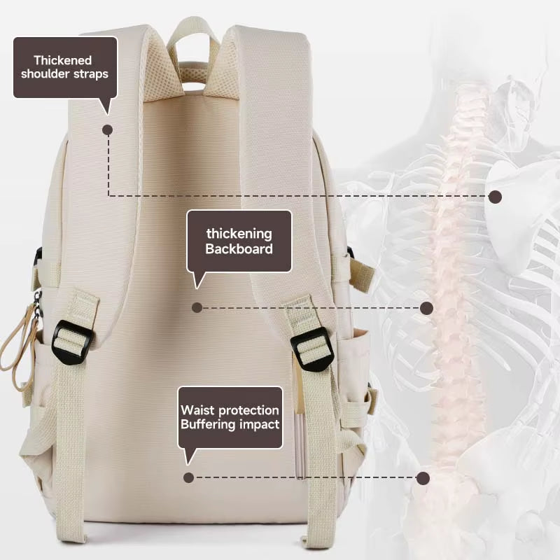 Stylish Laptop Casual Backpack Large Capacity Other Backpack Waterproof Camping Hiking Travel College Laptop Travel Man Woman