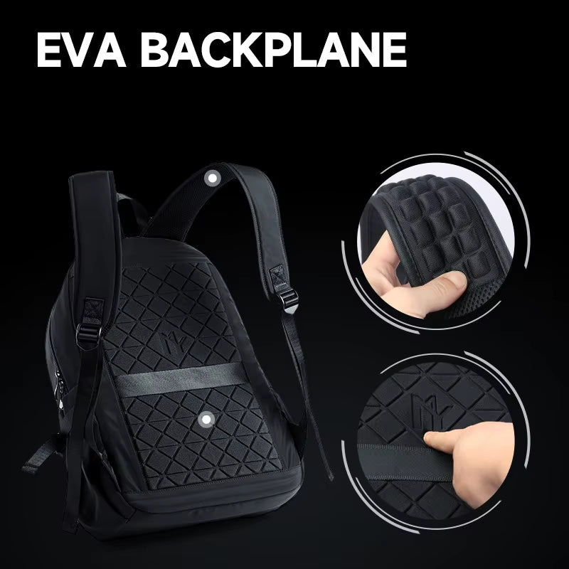 PVC Leather Laptop Other Backpack Unisex Custom Logo Causal School Bag EVA Waterproof Travel Backpack Men Business Backpack