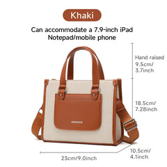 SIMRADIA Fashion Canvas Luxury Handbags Bags for Women Custom Logo Designer Bags Travel Women'S Handbags Outdoor Crossbody Bag