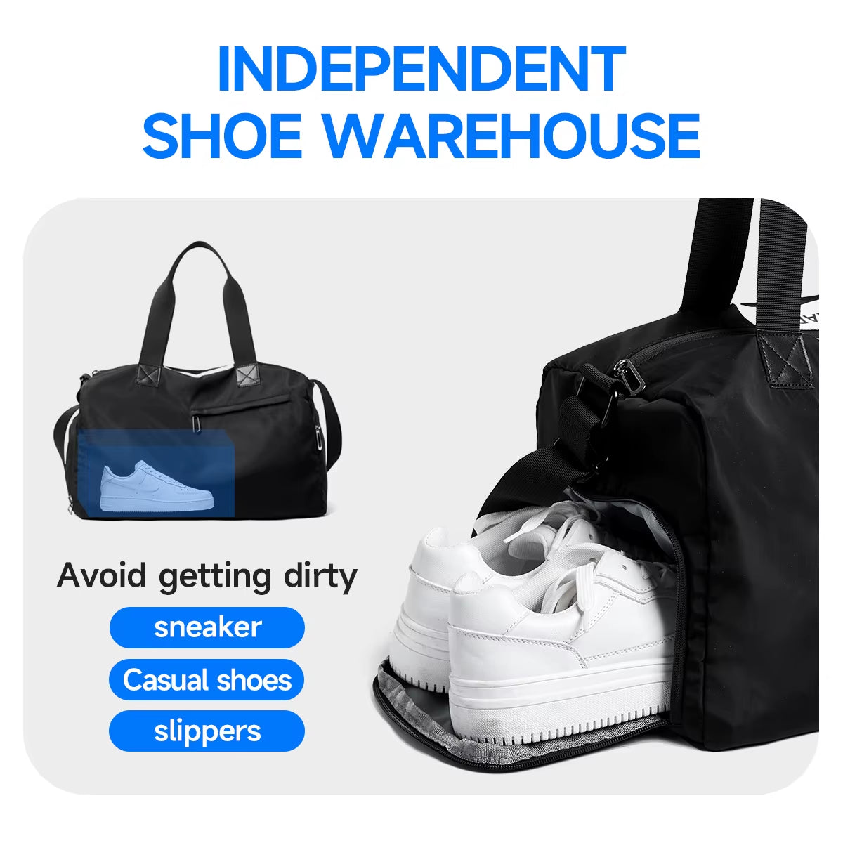 Large Capacity Travel Bag for Men Carry on Duffle Bag Custom Logo Sport Gym Bags