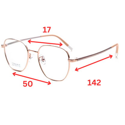 MCROONS Occhiali geometrici argento per bambini - Montature moderne in acciaio inossidabile con tempio nero | Ragazzi e Ragazze | Argento, oro rosa, rosa e nero